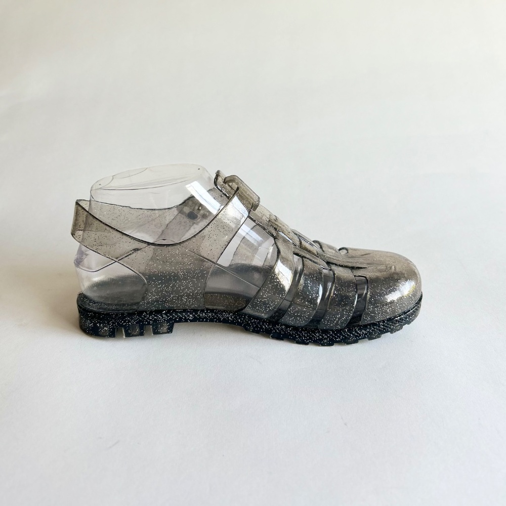Unbranded Transparent Silver Jelly Ankle Strap Sandals size 6 - Picture 7 of 14